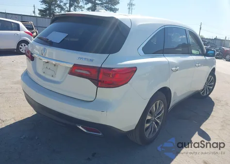 2014 Acura Mdx Technology Package из США, поврежденный, VIN 5FRYD3H49EB011795